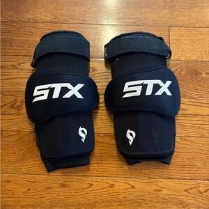 STX Lacrosse Black Arm Pads - Size Small